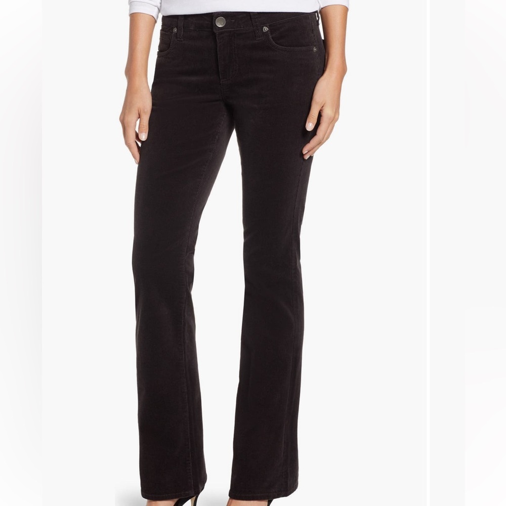 Kut from the Kloth Dark Brown Karen Baby Bootcut Corduroy Pants 12